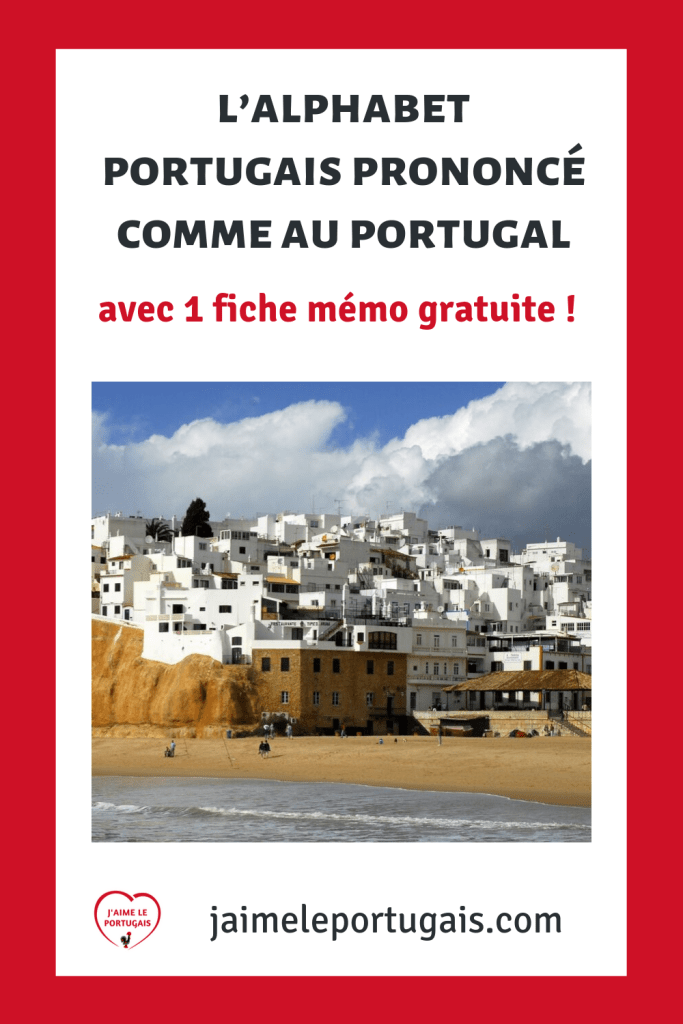 L'alphabet portugais prononcé comme au Portugal avec audio, exercice + 1 fiche de révision pdf gratuite